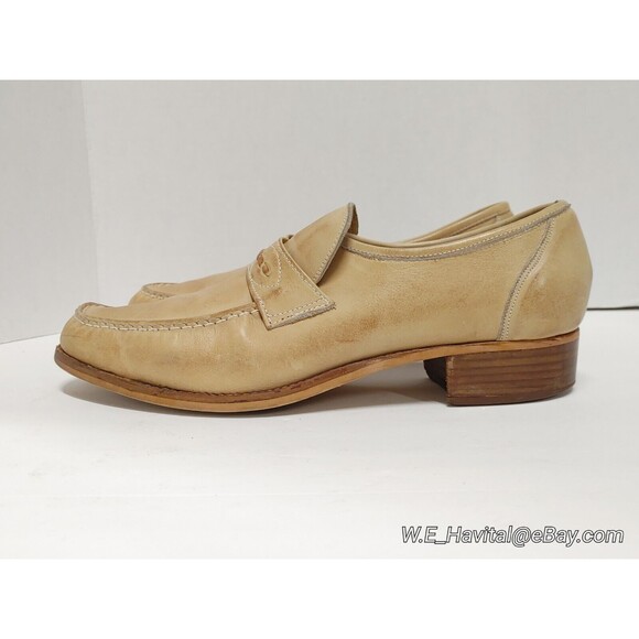 Vintage Kinney® Shoes Loafers in Saddle Leather Men\'s Size 10.5 main image 16